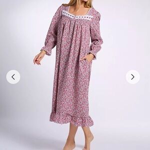 Eileen West Pink Floral Chemise